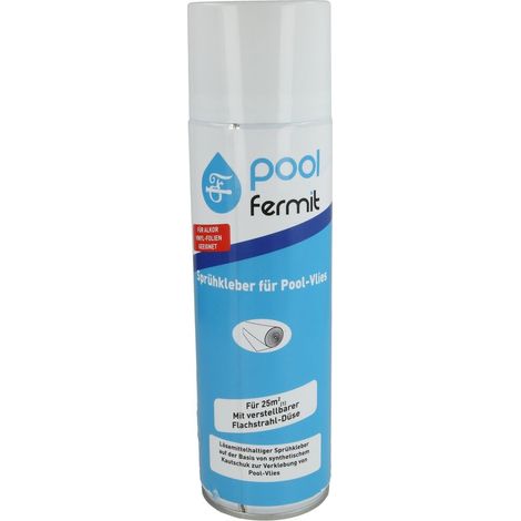 Adhesive spray for pool liners