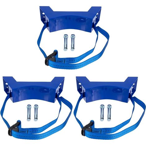 Lot de 3 Supports Muraux Bouteille Gaz (1/5)