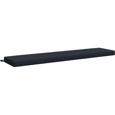 Cuscino per panchina SOEST 100% Poliestere Blu Scuro vidaXL