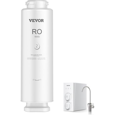 Système d'osmose inverse, 800 GPD, remplacement du filtre à eau par osmose inverse, 11 étapes, cartouche RO pendant 24 mois, réduit le plomb et le chlore, pour filtre à eau sous évier SS-005 (1/5)