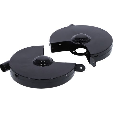 Schutzhaube für Schleifscheiben, schwarz, aus schnellem, spritzbeschichtetem Stahl, für Schleifmaschinen (1/5)