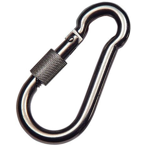 Rostfreier Feuerwehrkarabiner mit Schloss 60x6 für den Hausgebrauch