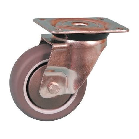 Roulette industrielle Pivotante Guitel Hervieu, inox, Ø 100mm, 90kg ( Prix pour 1 )