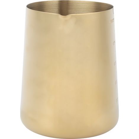 Pichet à Mousse de Lait, Pichet à Expresso en Acier Inoxydable, Tasse à Mousseur à Lait, Pichet à café, Tasse à Mousse pour Mousseur à Lait Latte Art (600ML (avec balance)). (1/5)