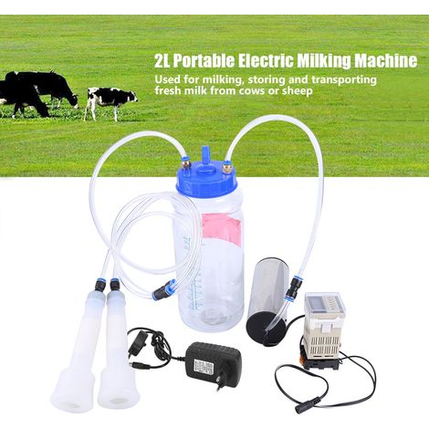 2L tragbare elektrische Melkmaschine mit Pulssteuerung für Kühe und Schafe (1/5)