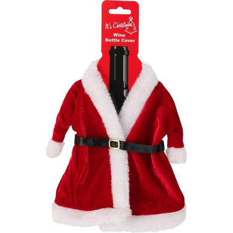 Vestito natalizio decorativo per bottiglia per decorazioni natalizie -Donna (1/3)