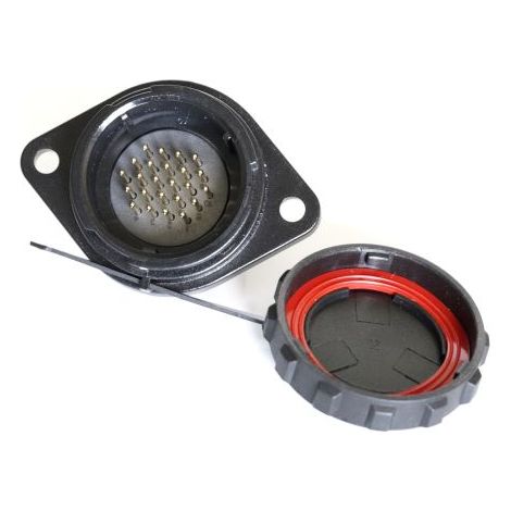 Connecteur circulaire RS PRO, Standard 24 contacts, Montage panneau, raccordement A souder ( Prix pour 1 )