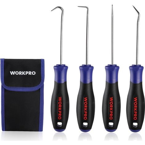 WORKPRO 4-Teiliges Mini Pick Präzision Automobil Werkzeug Set Entfernen (1/5)