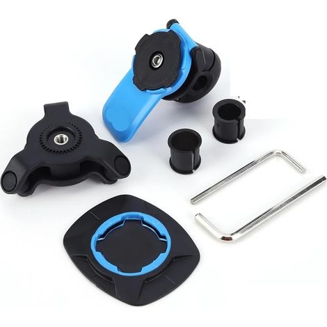 Support Téléphone Moto Support de téléphone pour Moto et vélo, Amortisseur de Vibrations, autobloquant, pour Guidon de VTT Support Telephone Velo
