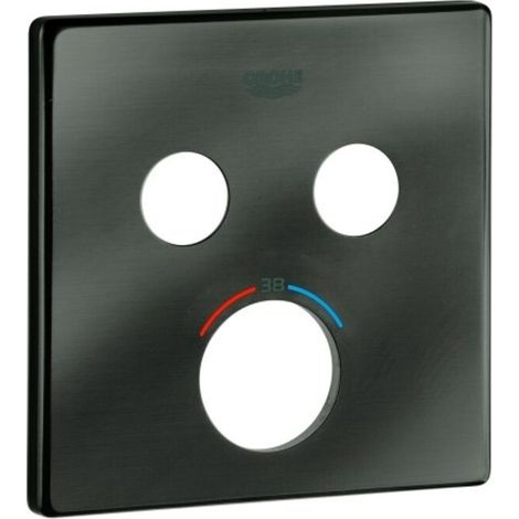 Rosette 49039 für SmartControl UP-THM mit 2 ASV hard graphite geb. (1/2)