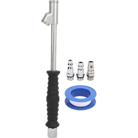 Mandrin d'air double tête NPT 1/4" pour compresseur, gonfleur pour camion bus voiture moto (1/5)
