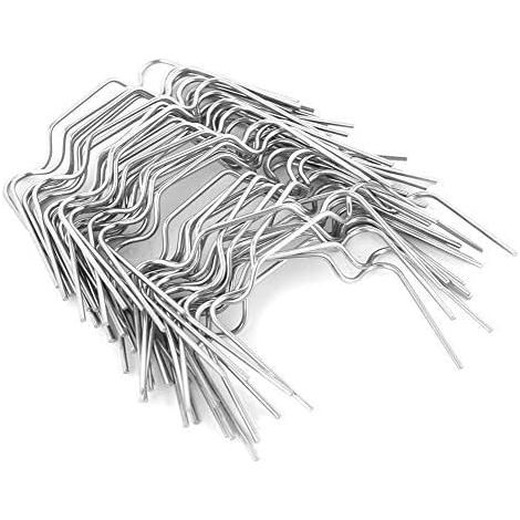 AIDUCHO 50pcs Acier Inoxydable W Type ¨Pais Serre Vitrage Clips Outil W Boucle ¨¤ Ressort ¨Quipement Pour Feuilles De Plexiglas Sur La Serre(77x32x15mm) (1/5)