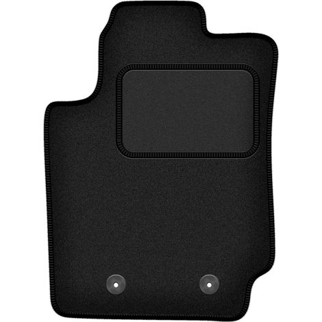 Alfombrilla de terciopelo para el conductor para: Ford Ranger MK5 FL pickup (2015-2022) negra