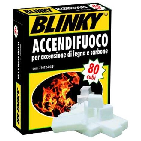 Accendifuoco Blinky 12 confezioni Maxi da 80 Cubetti cadauna