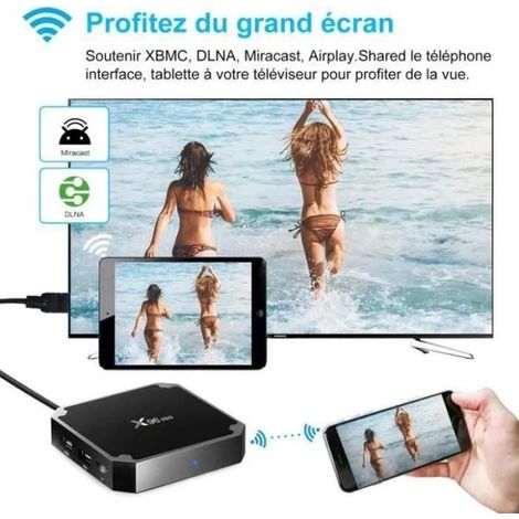 Boîtier TV - - X96 mini - 2GO RAM - 16GO ROM - 4K HD - WiFi 2.4G