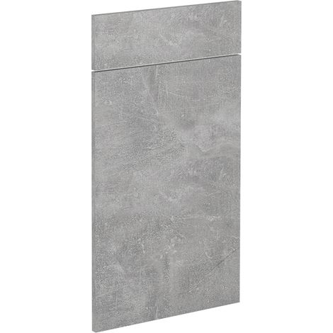Façade de cuisine R-Line, Béton, 39.6x70.8cm façade de meuble pour meuble bas à tiroirs, Vicco (1/5)