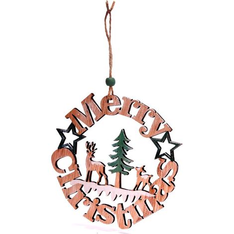 Décoration de Noël pour sapin de Noël petit modèle NATURAL