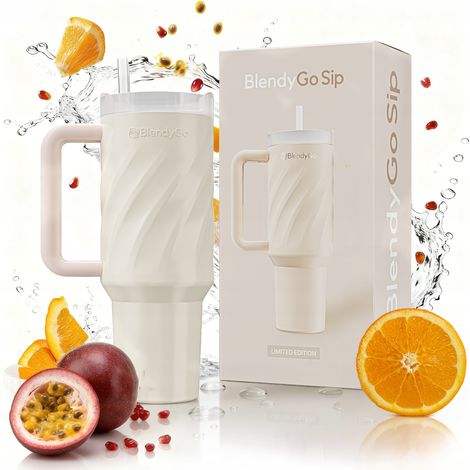 Tazza termica BlendyGo Sip da 0,9 l, beige, 1 pz. (1/5)