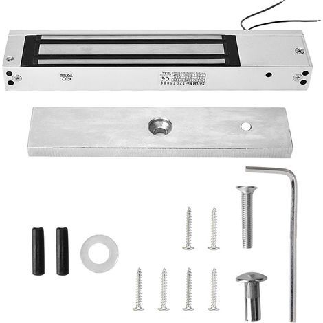 Wasserdichtes elektromagnetisches Zugangskontrollsystem mit einer Haltekraft von 12 V DC und 280 kg (1/5)