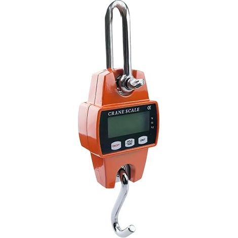 Digital Hanging Scale Luggage Scale Electronic Kitchen Hook 300kg LCD Display Industrial Lifting Scale for Suitcase Fishing Hunting Outdoor Scale Steel Raw Materials (1/5)