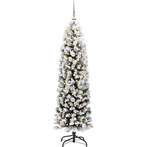 Sapin de Noël Arbre de Noël artificiel Vert 150 cm PVC et acier et plastique (1/5)