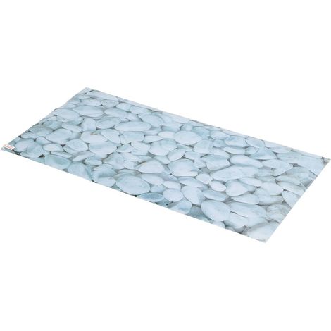 Décor de Fond, Motif Galets Blancs Image PVC pour Aquarium Papier Peint Autocollant Convient à la Plupart des Aquariums Images Facile à Utiliser (122 x 50cm) (1/5)