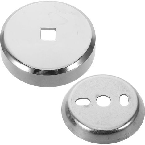 Towel Rail Mounting Plates 51mm Square Waterproof Stainless