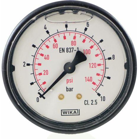 Manometro ABS Ø 63mm scala 0:100