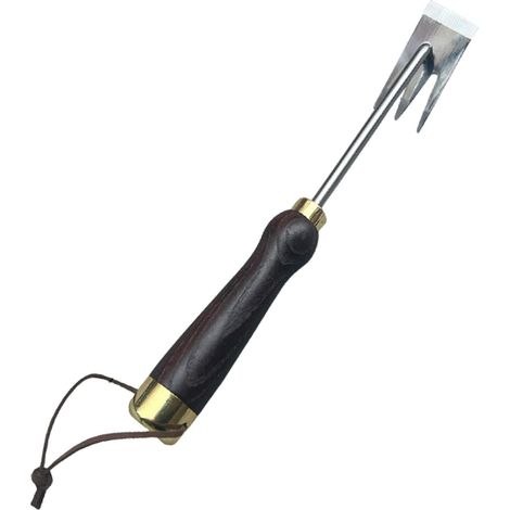 Outil de griffe de jardin, outil d'herbe de jardin Manuel Weeders Manganese Steel Grass Puller, outil pratique d'herbe de désaudation à la main pour fleurs arbustes (1/4)