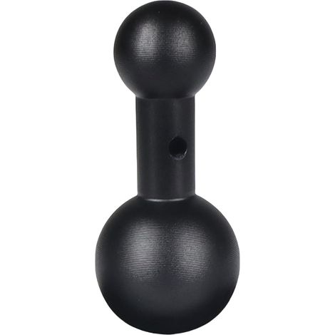 Adaptateur à double boule en aluminium robuste - Connecteur de rotation générale - Connecteur de base à double tête sphérique pour kayaks et motos - Support robuste pour guidon de vélo avec