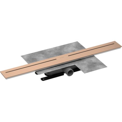 Easy Drain Pureflow Caniveau de douche - 90cm - dryphon - cuivre brossé (1/3)