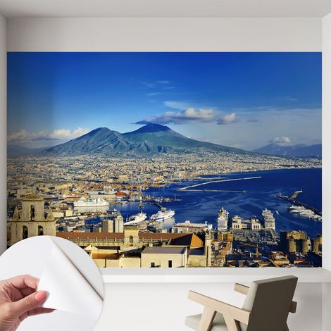 Carta da parati autoadesiva - fotomurale - decorazione parete - murale - adesivo da muro - Panorama costiero 152x104 cm (1/5)