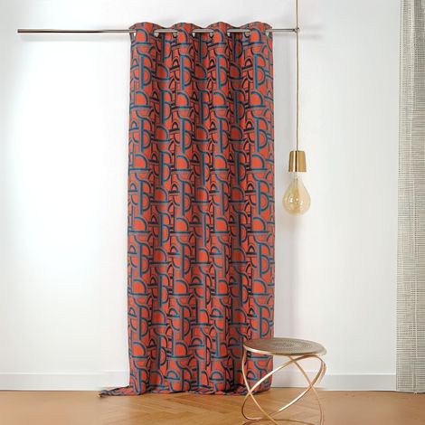 Rideau d'ameublement au style de l'Orient Express Rouge 135x240 cm (1/3)