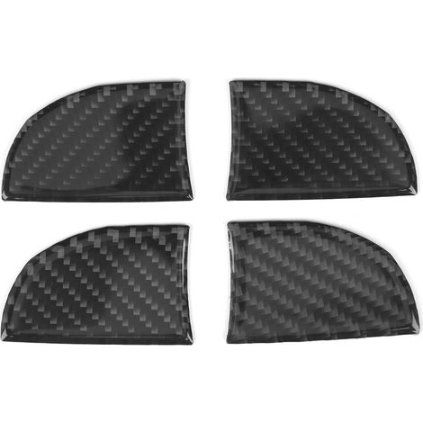 4pcs Garniture de Porte Intérieure Fibre de Carbone pour Corolla 2014-2018, Décor d'Encadrement de Bol (1/5)