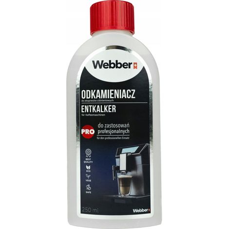 Agente descalcificador para cafeteras Webber 250 ml (1/3)