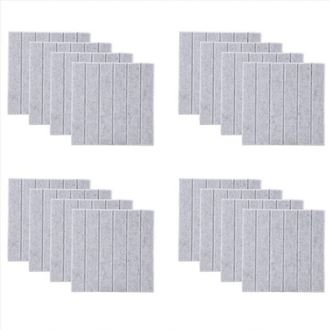 Lot de 12 panneaux insonorisants, utilisés pour les murs et le traitement acoustique. (1/5)