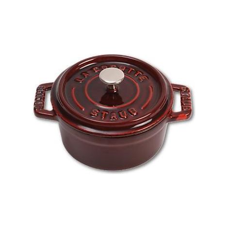 Staub Minis Cocotte ronde, fonte, marron, 10 cm (1/2)