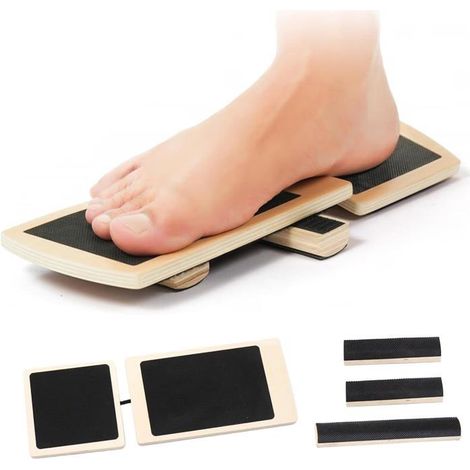 KLVGTIFS PU - Planche d'Équilibre de Précision - Appareil de Fitness pour Équilibre et Posture - Support de Jambes et Pieds (1/5)