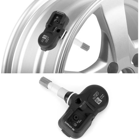 PMVC010 Reifendrucksensor kompatibel mit Toyota Camry 2015-2018, Reifendruckkontrollsystem (TPMS), Ersatzteil, 1 Stück, Aluminium, schwarz. (1/5)