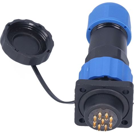 Wasserdichter quadratischer elektrischer Steckverbinder, Luftfahrtstecker SP209, 5 Pins, 250 V, 5 A, industrieller Lötadapter. (1/5)