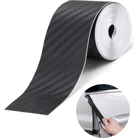 Selbstklebende Carbonfolie, 3 cm x 5 m, Auto-Einstiegsleistenschutz, 3D-Carbonfaser-Autoaufkleber, Schutzfolie, Lackschutz, Kantenschutz für Auto, Motorrad (1/5)