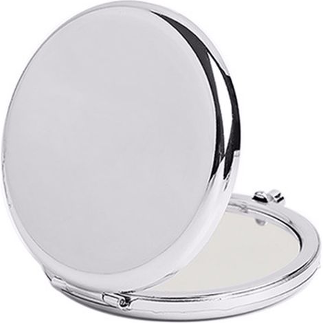 Miroir de maquillage compact pour hommes, femmes et filles, élégant miroir de voyage à glisser dans une poche, un sac à main ou un sac à main, petit miroir portable (1/5)