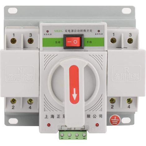 220V Disjoncteur de Commutateur de Transfert Automatique Intelligent à Double Puissance 63A 2P ZGQ1M-63 (63A 2P ZGQ1M-63) (1/5)