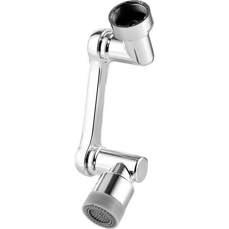 Extensor de grifo antisalpicaduras giratorio de 1080° con filtro y boquilla rociadora giratoria para cocina - Modo dual (1/5)