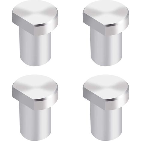 Ferma-banco in 4 pezzi, blocchi di limitazione per tenone in acciaio inox, accessori fissi per banco da lavoro per la lavorazione del legno (1/4)
