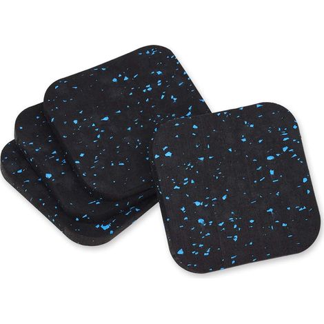 Rubber Treadmill Set of 4 Shock Absorbing Treadmill Mats (1/5)