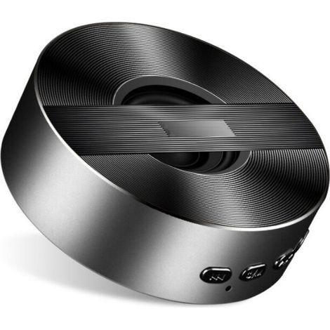 Haut-parleur Bluetooth sans fil, mini haut-parleur camion haut-parleur (noir) (1/4)
