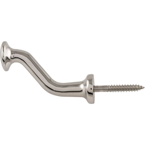 Marchesi Fensterknopf Höhe 52mm - Fensterverrieglung für fixierte Fenster, fixe Position, Aluminium poliert (1/3)