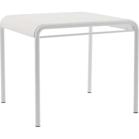Tavolo da giardino L.90 cm in polipropilene Bianco - MOAH di MYLIA