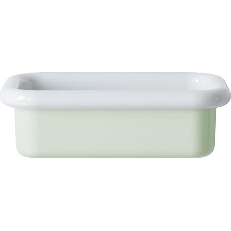Lavabo retro de cerámica para colocar sobre encimera, 60 cm - True Colors Lite - Verde pastel (1/4)